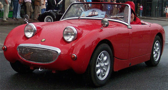 Austin Healey Sprite Mk I red vl1 - british cars