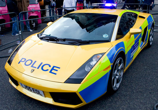 Police Lambourgini UK