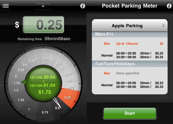 pocket parking meter